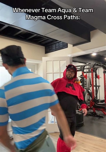 It’s always on sight with these two 😂🔥🌊 Team Magma grunt: @/s3a3m21 on IG #teamaqua #teammagma #pokemoncosplay #cosplaytiktok #duocosplay