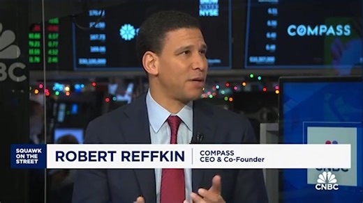 Compass CEO: We're no longer having a view that mortgage rates are going to go to the 5s next year or even the following year... CNBC Host: Did you have high hopes for a 5 handle? Compass CEO: I did two months ago before the election...But then with the election between tariffs, inflationary policies... | MeidasTouch