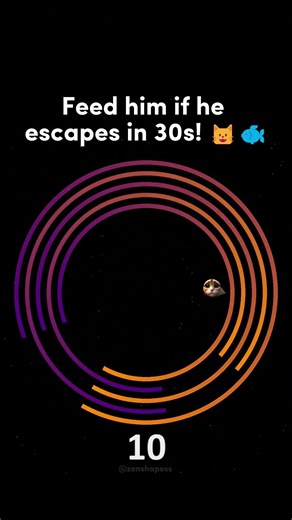 Did he just lose? 😿 Help him get the food! ❤️