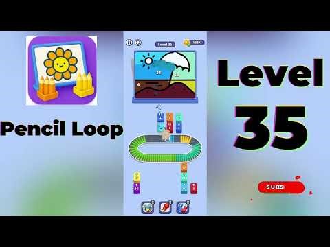 Pencil Loop Level 35 Walkthrough ✏️ | Easy Start Puzzle Solution | Go Answer