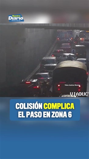 ⚠️ COLISIÓN COMPLICA EL PASO EN ZONA 6 ⚠️