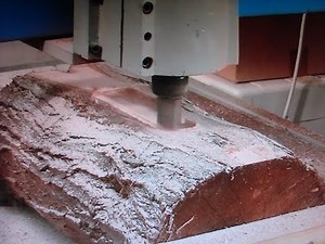 CNC router # 3.5M VIEWS 3D carving Art Décor relief from firewood logs