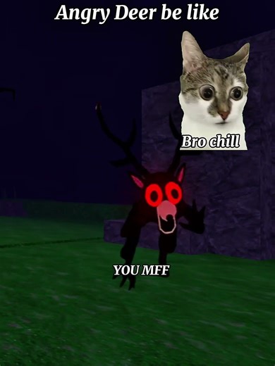 Angry Deer be like 😡. #99nightintheforest #roblox