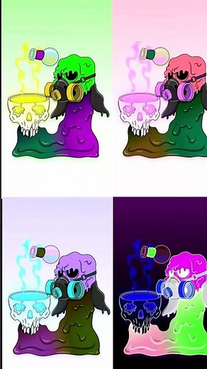 Sprunki PYRAMIXED Acid & Tox SYMBIOSIS Fight Phases #sprunki #incredibox #incrediboxsprunki