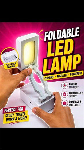 Homemade Rechargeable LED Lamp💡 | DIY Foldable Desk Light | (Part-1) #diy #howtomake #diyprojects