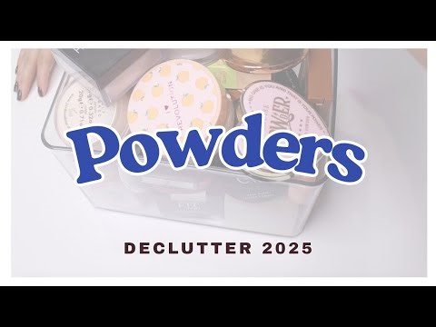 Makeup Declutter 2025: Setting & Pressed Powder Collection Clean Out