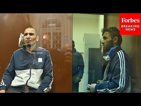 Crocus City Hall Attack Suspects Appear In Basmanny District Court, Moscow, Russia