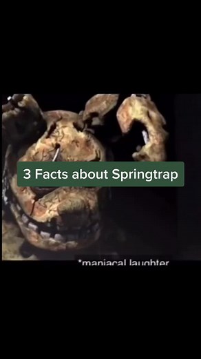3 Facts about Springtrap #fyp #foryou #foryoupage #fnaf #springtrap