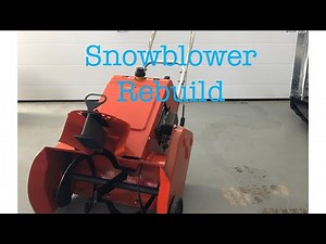 Snow Blower Rebuild / How to make a cheap broken snow blower into a great working machine