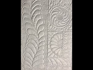Kate Quinn's Paisley Feathers Project with Westalee Design Quilting Templates