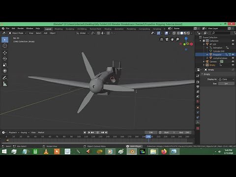 How to Animate a Propeller in Blender (Tutorial)
