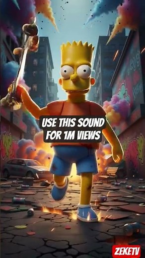 BART SIMPSONS | 3D Animation. #thesimpsons #3danimation #ZekeTV