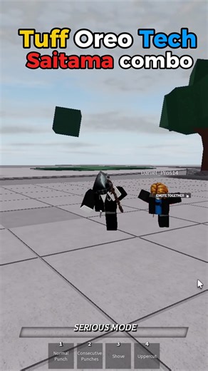 Tuff Oreo Tech Saitama Combo! #roblox #tsb #tsbg #saitamabattlegrounds