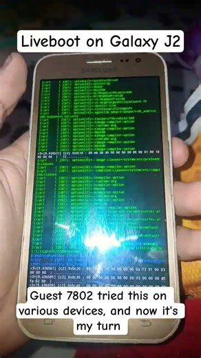 Liveboot on Galaxy J2!