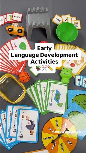 Early Language Development Activities #handsonactivitites #earlylearning