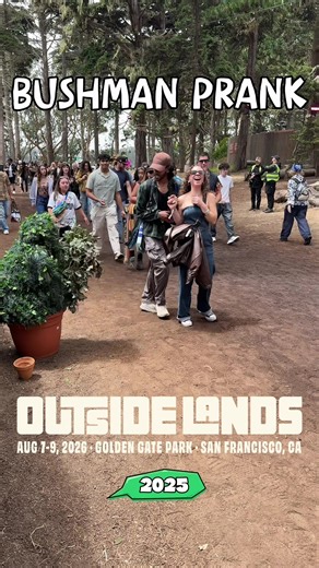 Legendary Bushman Prank at Outside Lands Festival 2026