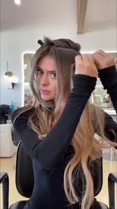 Clip in Hair Extensions for Women, 4PCS Long Wavy Curly Clip on Hair Extensions 24 Inch Medium Brown Mixed With Ash Blonde Synthetic Thick Hairpieces（24inch, #86H10）