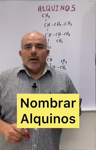 Nombrando Alquinos #clasesdequimica #quimicainorganica #explicandoquimica #alquinos