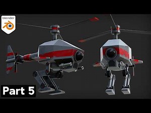 Part 5: Creating a Helicopter Robot in Blender (Tutorial)