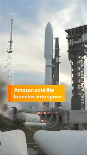 16K views · 49 reactions | Amazon has joined the mega constellation market, sending a number of satellites into orbit to provide broadband services around the world. #amazon #satellite #rocket #rocketship #satellitelaunch #megaconstellationmarket #sunriseon7 WATCH SUNRISE FOR MORE | @7plus ☀️ | Sunrise | Facebook