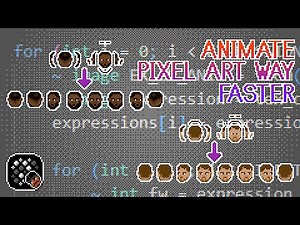 I made a PIXEL ART EDITOR that uses scripts to make creating game art way faster