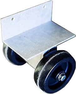 EZ-ACCESS TRAVERSE Lightweight Long Lasting Aluminum Walk Ramp Wheel Kit with Extruded Slip Resistant Surface and Reinforced Hook, Silver