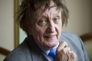 Ken Dodd performs during his 1996 Live Laughter Tour