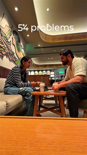 100 problems are there with you it feels zero❤️🤗 #love #couple #viral #coffee #starbucks