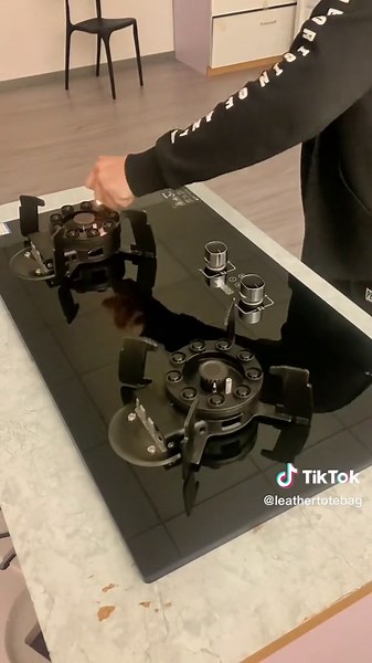 leather tote bag on TikTok