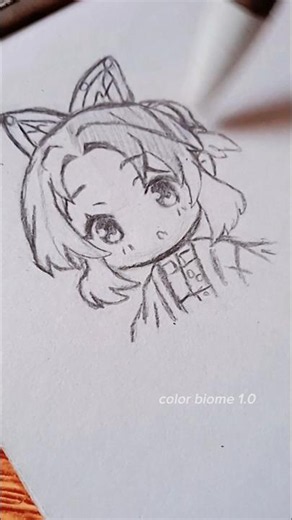 Anime Sketch Tutorial (part 1)| Shinobu Demon Slayer #cupid #colorbiome1.0