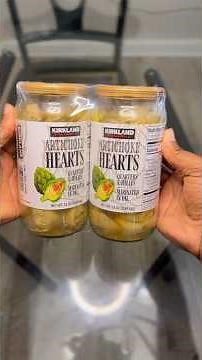 Kirkland Signature Marinated Artichoke Hearts 🫒🥗 | Costco Cart Check