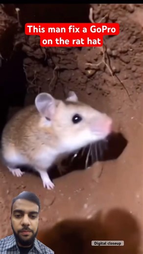 What if you put GoPro on the rat hat #viral #shorts #youtube #trending