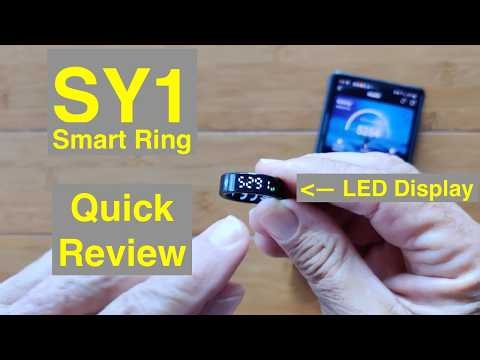 Wrongduck SY1 Advanced Health Smart Ring with Touch Control LED Display and Vibration: Quick Review
