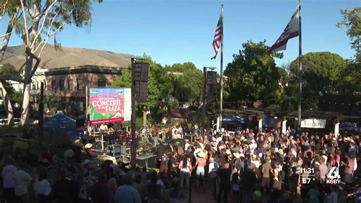 KSBY Daybreak Meteorologist Vivian Rennie emcees Concerts in the Plaza