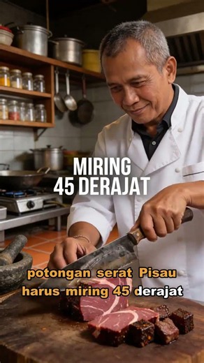 Resep rendang daging empuk 2 jam teknik potong warteg #rendang #resepmasakan #daging