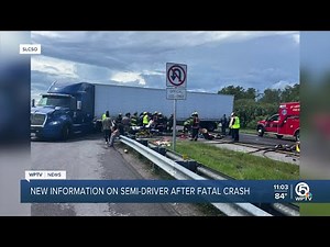 BREAKING: Semi Driver Charged with Vehicular Homicide in Florida Turnpike Deaths