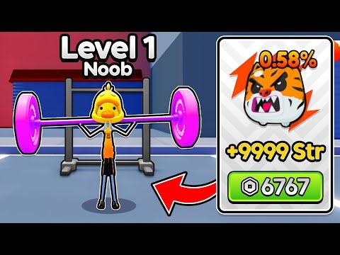 Starting Over as a NOOB with OP Pets in Roblox Strongman Ultra!