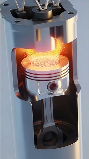 How a Car Engine Works – Simple 4-Stroke Cycle Explained! 🚗⚙️