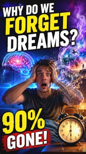 Why Do We Forget Our Dreams? 😱 | Dream Mystery Explained #shorts