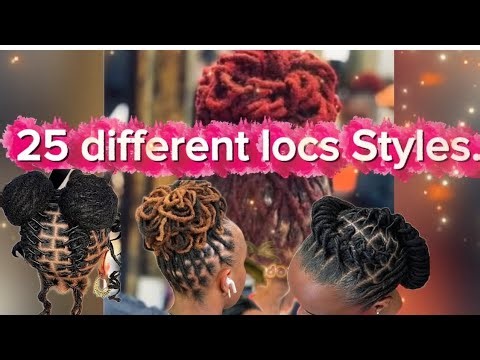 Beautiful 25 different locs/dreadlocks style to inspire you