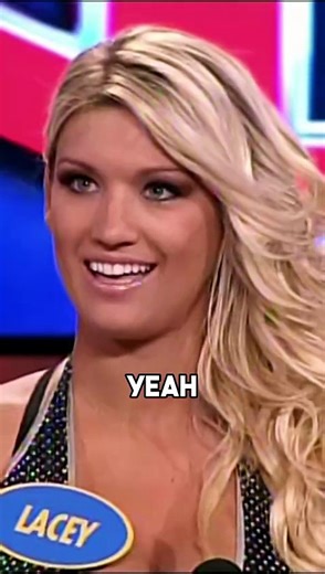 Steve Harvey turns playful with Lacey Von Erich on Celebrity Family Feud