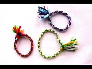 Cum să confecționezi o brățară din ață. DIY.