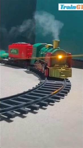 Unboxing Steam TRAIN SET Christmas Train Track Model Series ASMR #shorts
