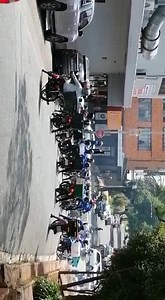 Various Delivery bikes protesting on Cnr Main Rd and 2nd Ave, Melville. | Suburban Control Centre