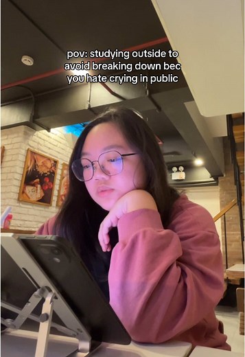 POV: Studying Outside to Manage Exam Stress