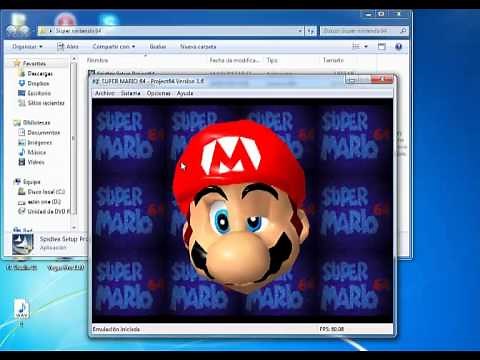 Descargar Mario 64 para PC un link mega tutorial bien explicado