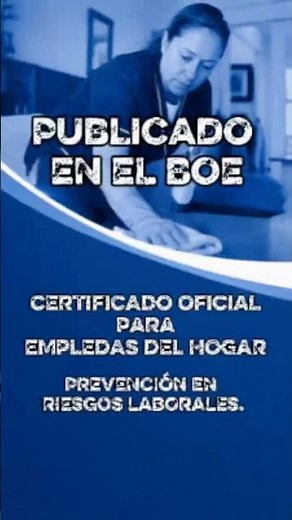 🏠 El BOE publica un certificado oficial para empleadas del hogar #SEPE #BOE