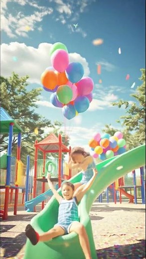 Kids Fun Park Adventure 🎈 | 3D Animation for Children | Happy Playtime & Laughter