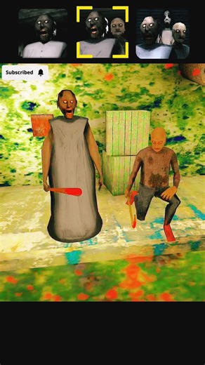 Granny 1 vs 2 vs 3 Ending Scene 😔#granny #ending #horrorgaming