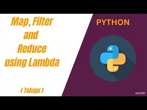 How to use Lambda in Map, Filter and Reduce Functions | Python | Telugu